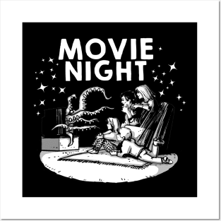 Movie night Posters and Art